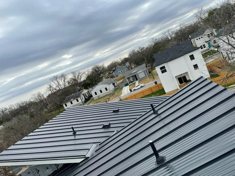 Standing seam metal roof panels with vents for Skylight Repair in South Hanover
